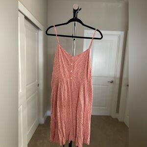 Women’s GAP Spaghetti Strap Button-Front Knee-Length Dress Size 14